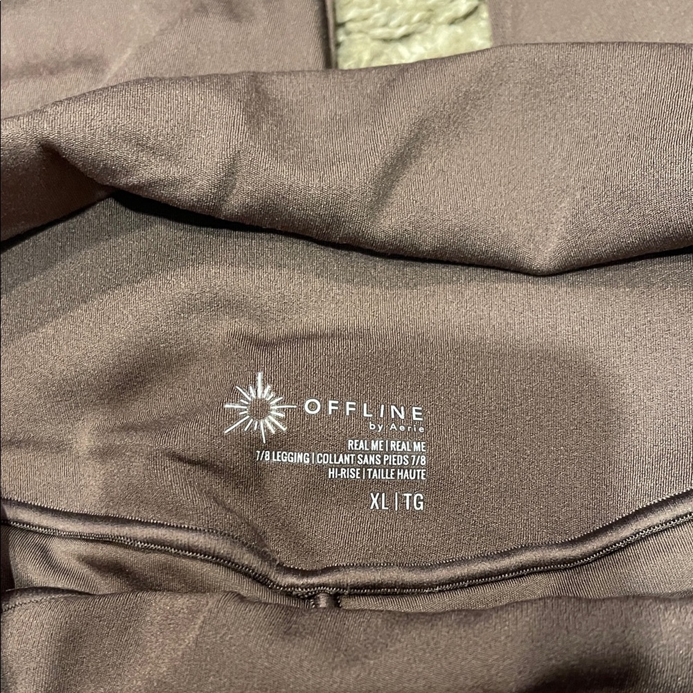 Aerie Offline Chocolate Leggings